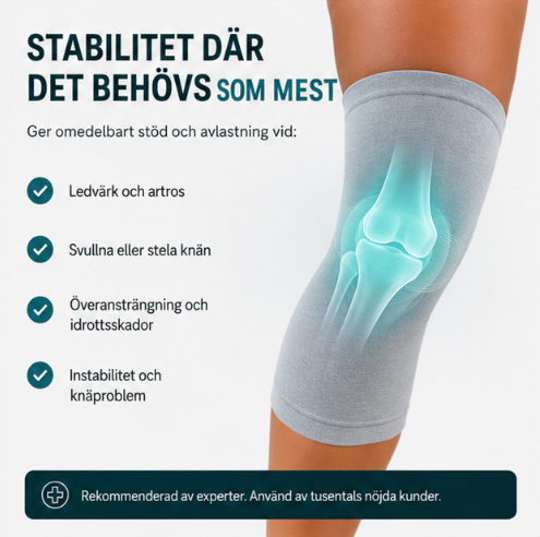 Bambu Knäskydd – Komfort & Stöd Dygnet Runt
