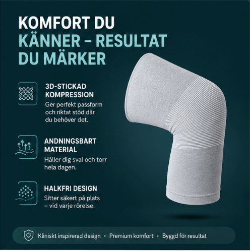 Bambu Knäskydd – Komfort & Stöd Dygnet Runt